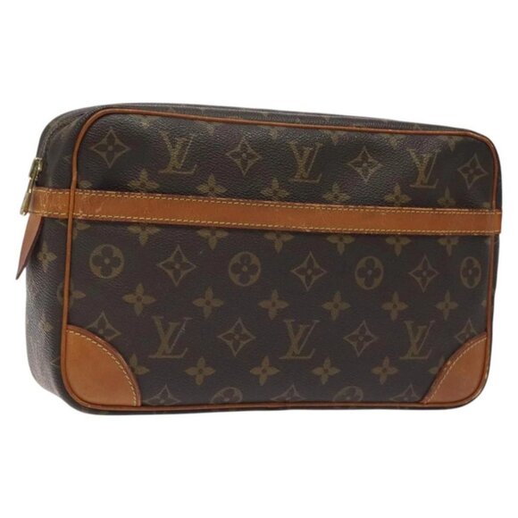 LOUIS VUITTON Monogram Compiegne 28 Clutch Bag - Picture 1 of 15